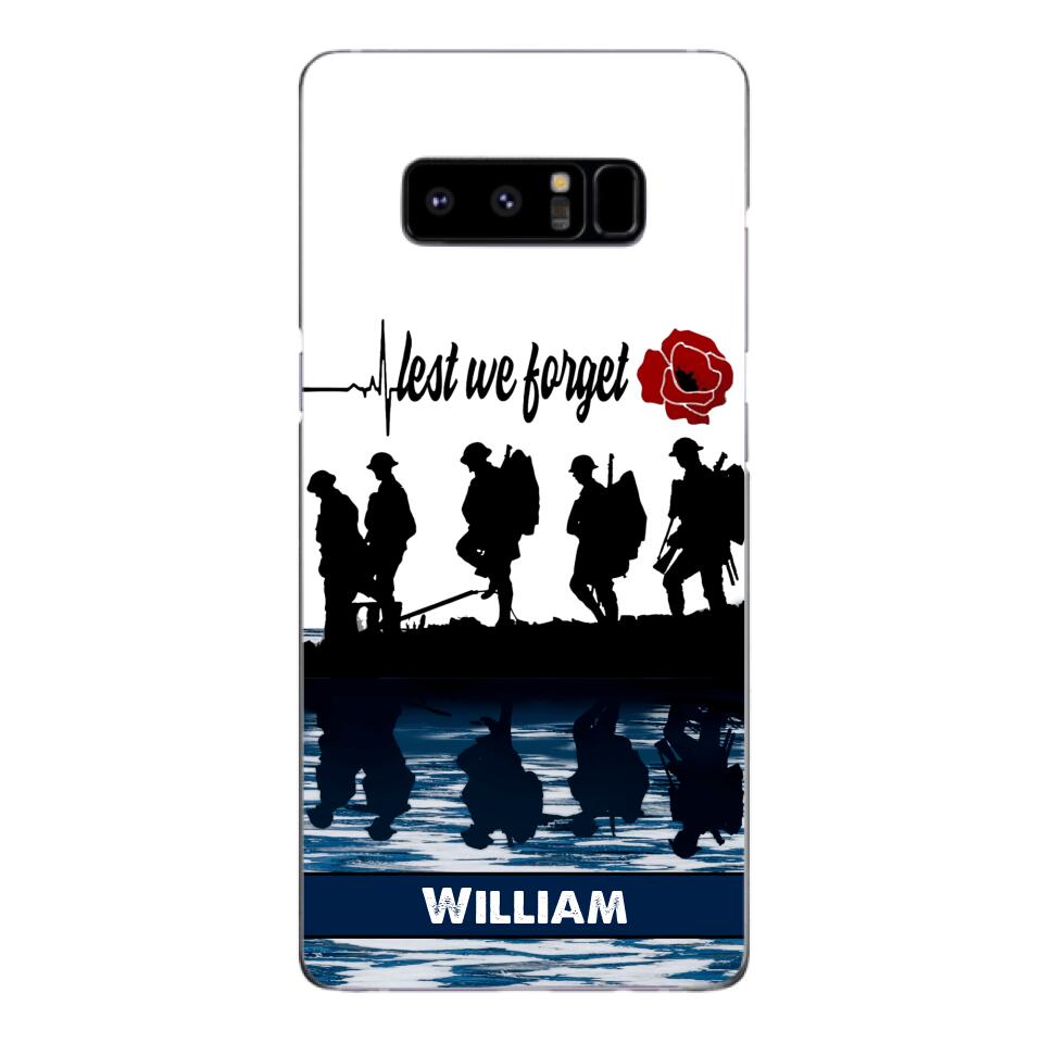 Personalized British Veterans Phone Case Printed 22MAY-LN11