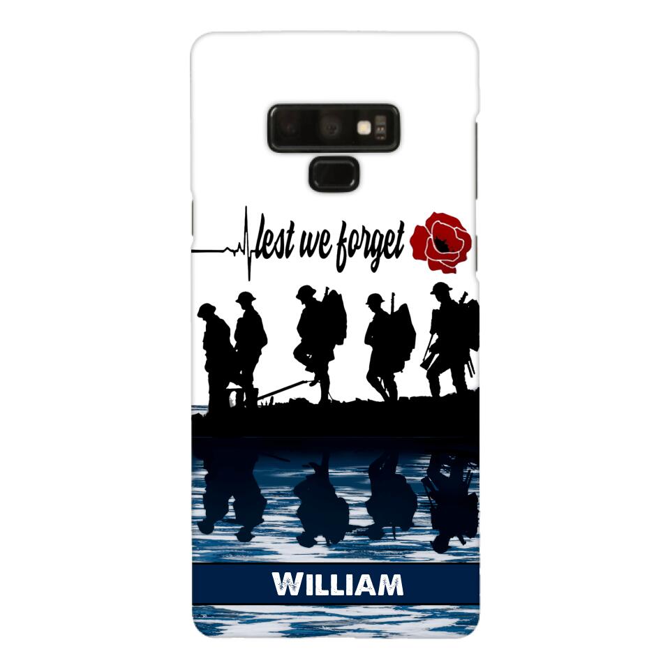 Personalized British Veterans Phone Case Printed 22MAY-LN11