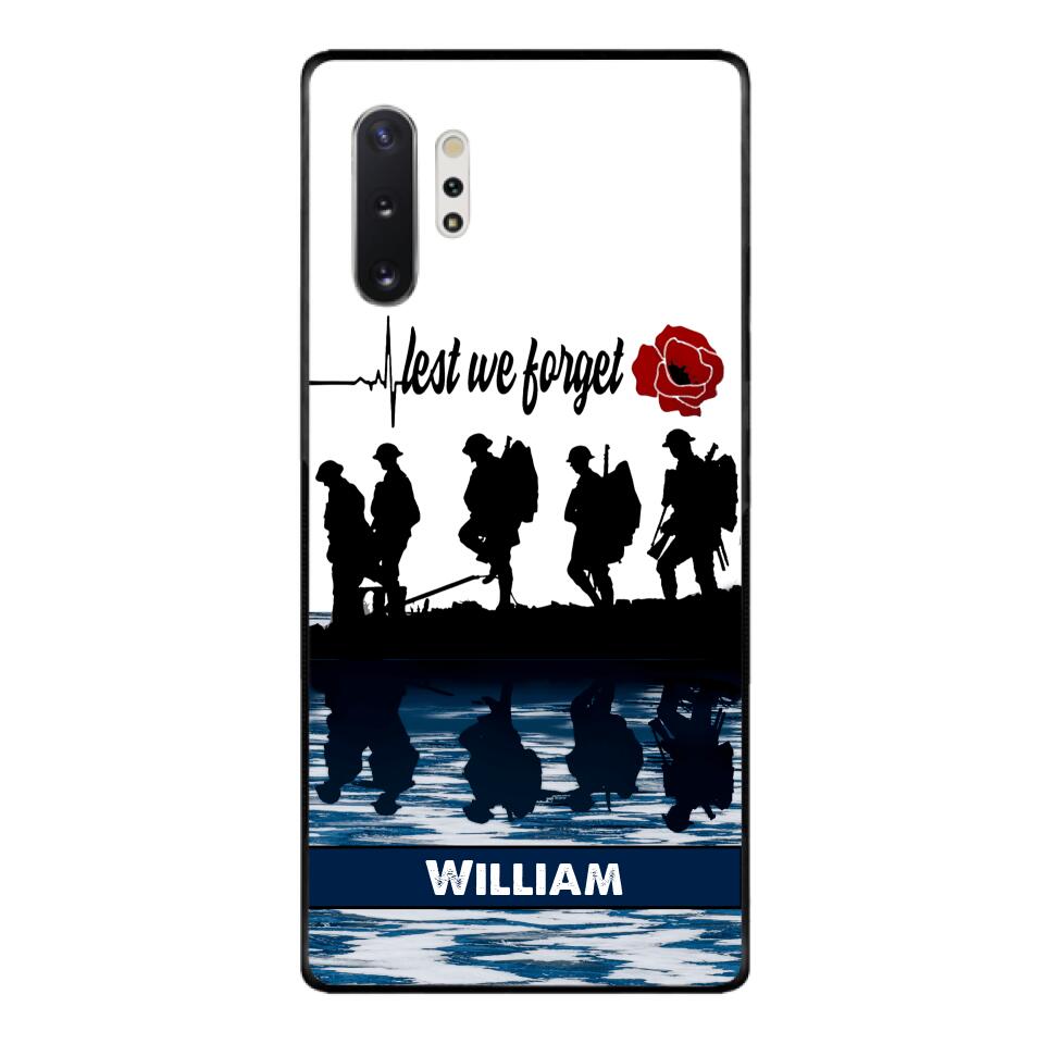 Personalized British Veterans Phone Case Printed 22MAY-LN11