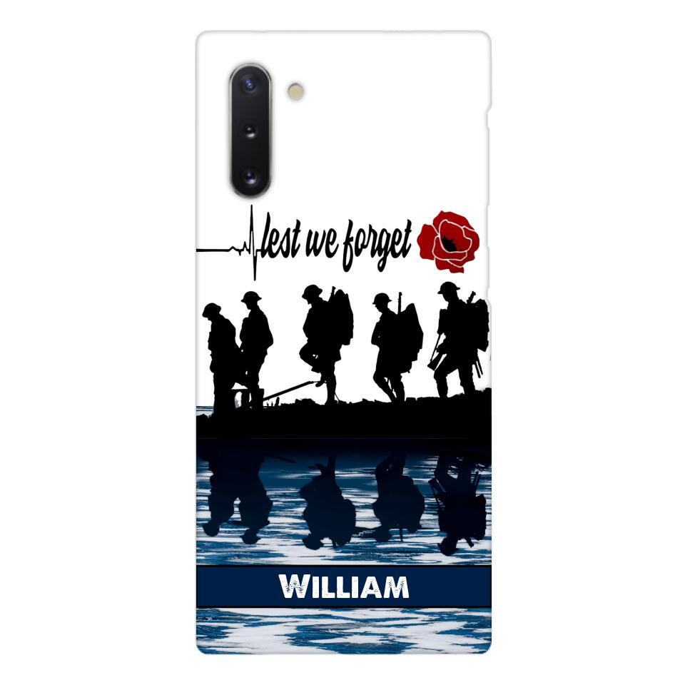 Personalized British Veterans Phone Case Printed 22MAY-LN11