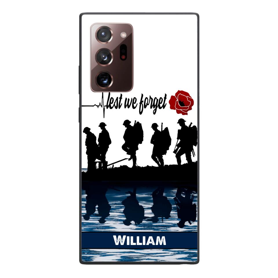 Personalized British Veterans Phone Case Printed 22MAY-LN11