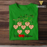 PERSONALIZED LOVE GRANDMA OR MOM KID NAME HEART TSHIRT NQDT1105