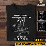 Personalized I Never Dreamed I Would Be A Super Cool Grandma Tshirt Printed QTVQ1105