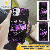 Coque de téléphone Mamie Enfant personnalisée imprimée 22MAY-DT12