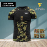 PERSONALIZED AUSTRALIAN ARMY RANK HOODIE OR TSHIRT 3D PRINTED QTHC1205