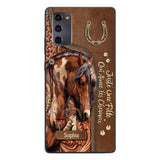 Coque de téléphone personnalisée Amoureux des chevaux imprimée 22MAY-HQ12