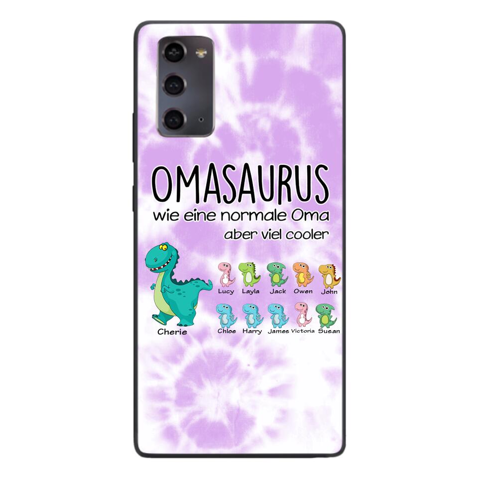 Personalisierte Omasaurus, Mamasaurus Handyhülle bedruckt 22MAY-LN12