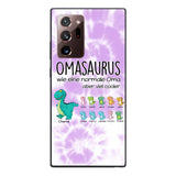 Personalisierte Omasaurus, Mamasaurus Handyhülle bedruckt 22MAY-LN12