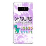Personalisierte Omasaurus, Mamasaurus Handyhülle bedruckt 22MAY-LN12