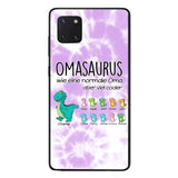 Personalisierte Omasaurus, Mamasaurus Handyhülle bedruckt 22MAY-LN12