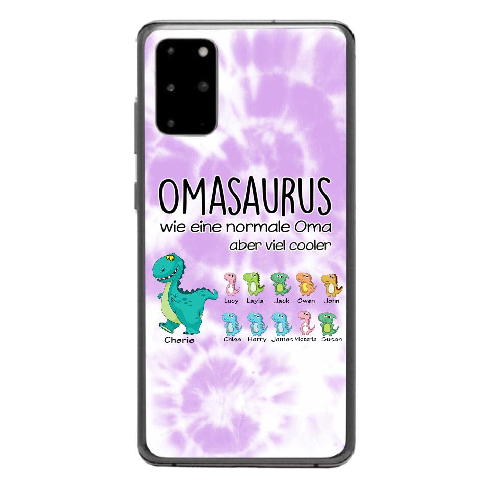 Personalisierte Omasaurus, Mamasaurus Handyhülle bedruckt 22MAY-LN12