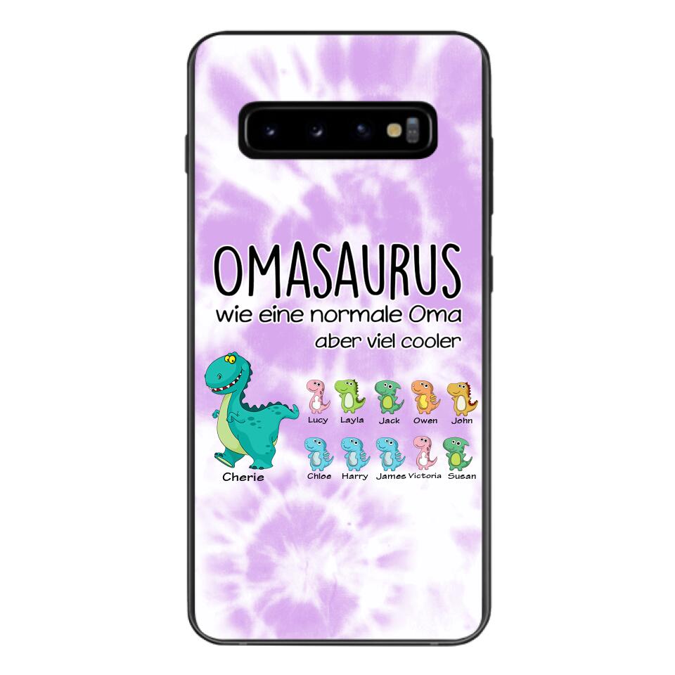 Personalisierte Omasaurus, Mamasaurus Handyhülle bedruckt 22MAY-LN12