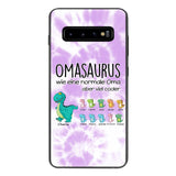 Personalisierte Omasaurus, Mamasaurus Handyhülle bedruckt 22MAY-LN12