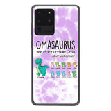 Personalisierte Omasaurus, Mamasaurus Handyhülle bedruckt 22MAY-LN12