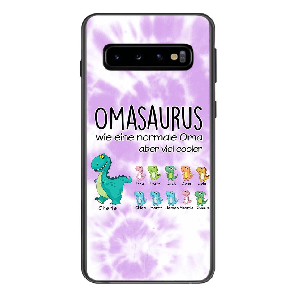 Personalisierte Omasaurus, Mamasaurus Handyhülle bedruckt 22MAY-LN12