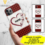 Coque de téléphone Mamie Enfant personnalisée imprimée 22MAY-HC12