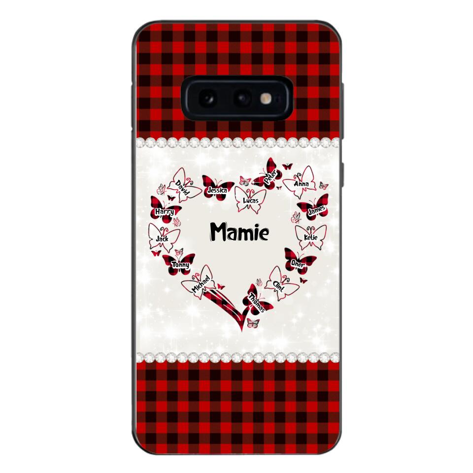 Coque de téléphone Mamie Enfant personnalisée imprimée 22MAY-HC12