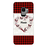 Coque de téléphone Mamie Enfant personnalisée imprimée 22MAY-HC12