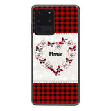 Coque de téléphone Mamie Enfant personnalisée imprimée 22MAY-HC12