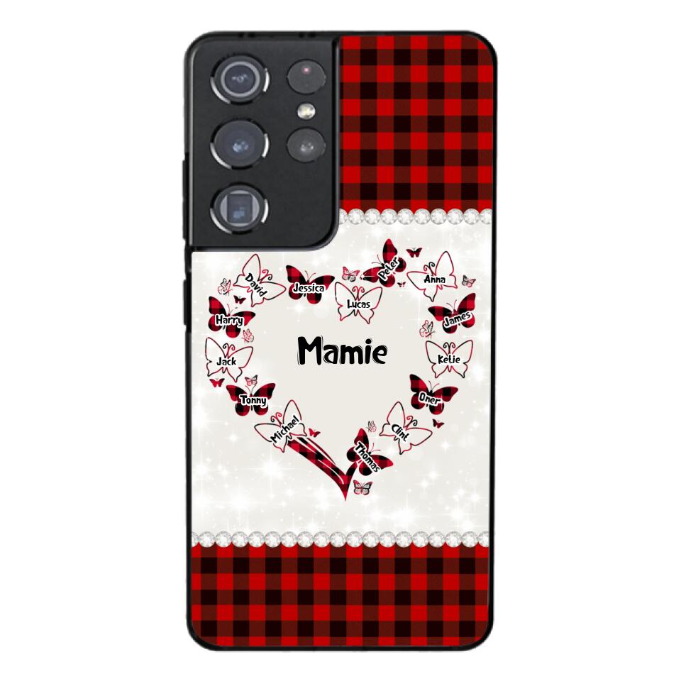 Coque de téléphone Mamie Enfant personnalisée imprimée 22MAY-HC12