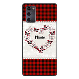 Coque de téléphone Mamie Enfant personnalisée imprimée 22MAY-HC12
