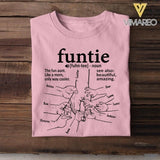 PERSONALIZED FUNTIE KID NAME HAND TSHIRT NQHC1205