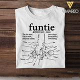 PERSONALIZED FUNTIE KID NAME HAND TSHIRT NQHC1205