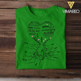 PERSONALIZED AUNT FAMILY KID NAME HAND TSHIRT NQHC1205