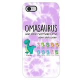 Personalisierte Omasaurus, Mamasaurus Handyhülle bedruckt 22MAY-LN12