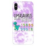 Personalisierte Omasaurus, Mamasaurus Handyhülle bedruckt 22MAY-LN12