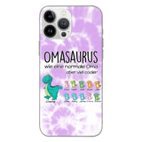 Personalisierte Omasaurus, Mamasaurus Handyhülle bedruckt 22MAY-LN12