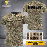 DH Personalized British Soldier Tshirt 3D Printed HQ1305