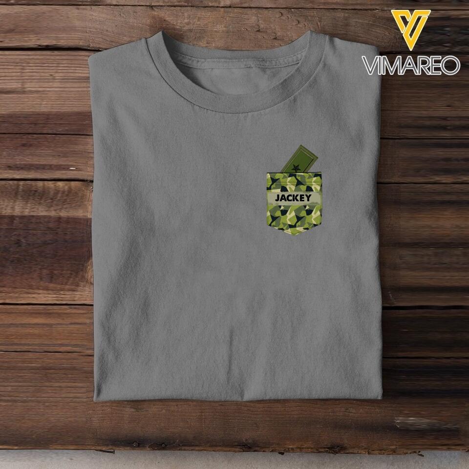 Personalized Swedish Soldier Tshirt Printed 22MAY-HC13
