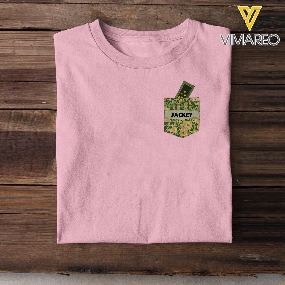 Personalized Netherland Soldier Tshirt Printed 22MAY-HC13