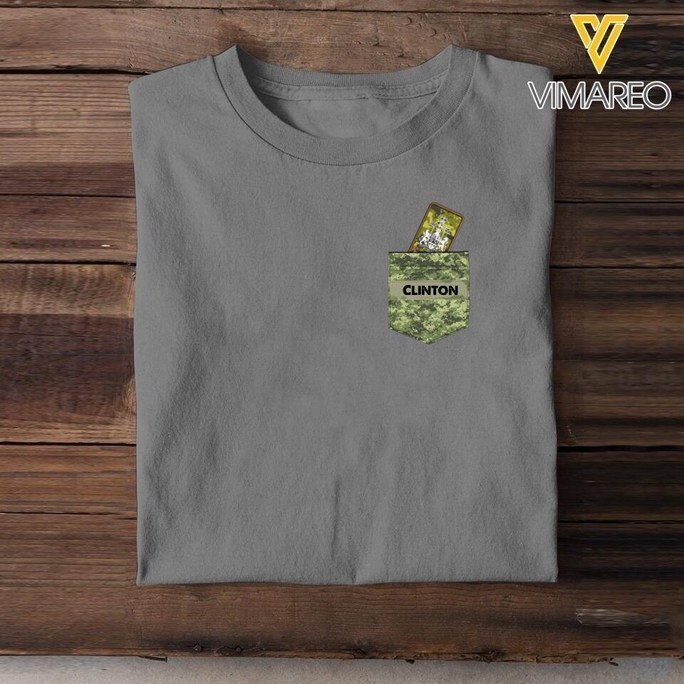 Personalized Canadian Soldier Tshirt Printed 22MAY-HC13