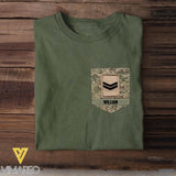 Personalized British Soldier Tshirt Printed 22MAY-NN13
