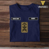 DH Personalized Swiss Soldier Tshirt Printed DT1605