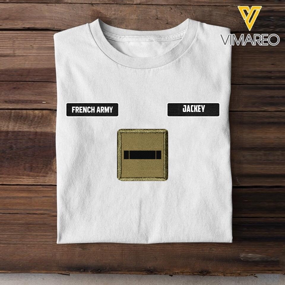 DH Personalized French Soldier Tshirt Printed DT1605