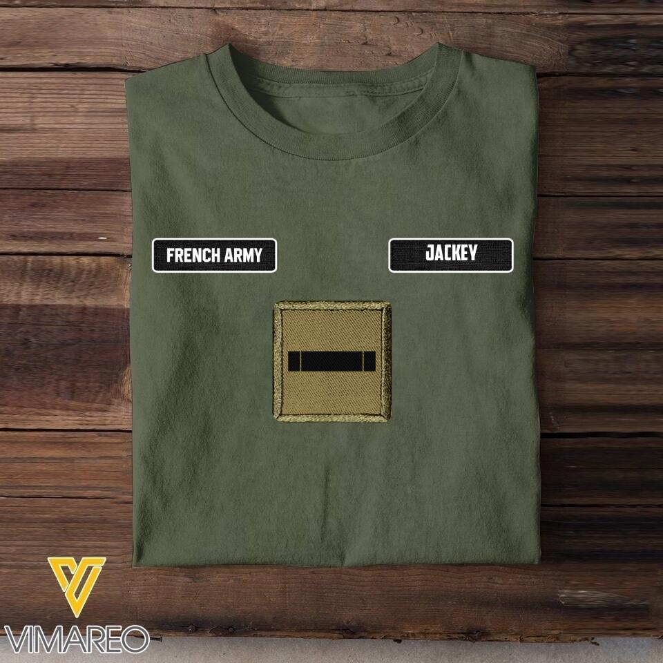 DH Personalized French Soldier Tshirt Printed DT1605