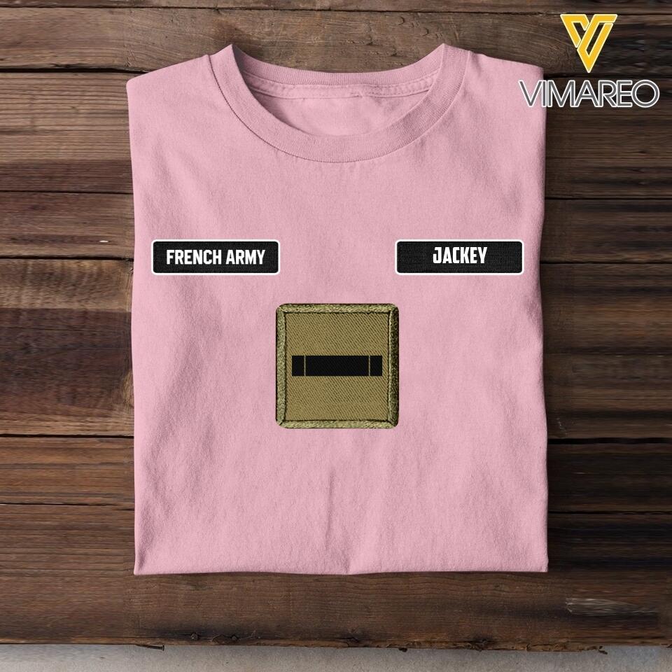 DH Personalized French Soldier Tshirt Printed DT1605