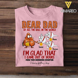 Personalized Father's Day Tshirt Printed 22MAY-DT16