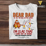 Personalized Father's Day Tshirt Printed 22MAY-DT16