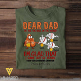 Personalized Father's Day Tshirt Printed 22MAY-DT16