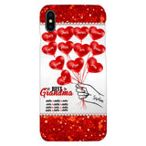 PERSONALIZED BEST GRANDMA EVER KID NAME BALLOONS PHONECASE QTHC1605