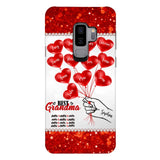 PERSONALIZED BEST GRANDMA EVER KID NAME BALLOONS PHONECASE QTHC1605