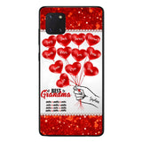 PERSONALIZED BEST GRANDMA EVER KID NAME BALLOONS PHONECASE QTHC1605