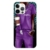 Personalized Nurse Phone Case Printed 22MAY-LN17