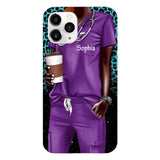 Personalized Nurse Phone Case Printed 22MAY-LN17