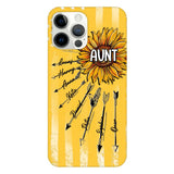 Personalized Aunt Phone Case Printed 22MAY-HQ17