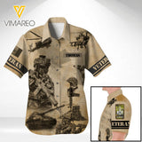 DH Canadian Army Hawaii Shirt Printed DT1705